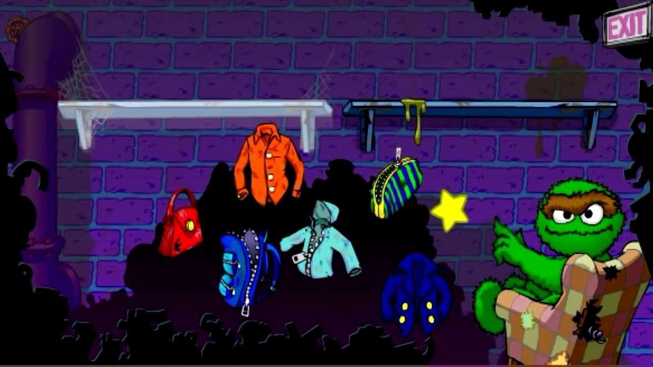 Sesame Street Game Video - Oscars Trash Collection - PBS Kids Games