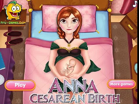 Дисней Принцесса Анна кесарево сечение рождение замороженные Игры Новые функции