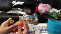 [KidsRun] PJ MASKS Toys Gekko Surprise PLAY DOH Egg Japanese Toys Kids Videos by FamilyToy