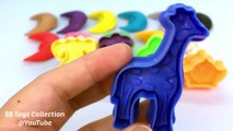 Play-Doh Moons with Assorted Cookie Cutters Learn Colors for Kids Chil