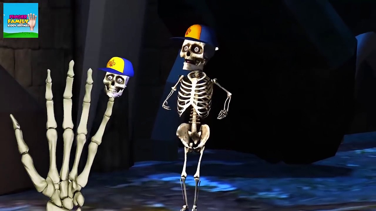 И бутерброд цвета динозавр Семья палец Дети обучение питомник Скелет Песня |