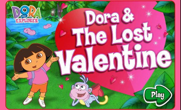 Дора и в потерянные Валентин Дора в Проводник Валентинки день Приключение мультфильм видео лечь в дрейф
