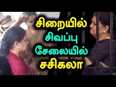 Sasikala Wearing Red Saree in Bangalore Jail | சிறையில் சிவப்பு சேலையில் சசிகலா- Oneindia Tamil