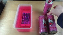 iPhone 7 Hello Kitty Soda Freeze Test 13 Hours! Will It Survive-!
