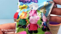 Play Doh Cupcakes Finger Family Nursery Rhymes Song Bottle Toppers Surprise Toys Peppa T