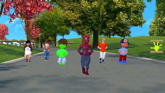 Superheroes Vs Zombies Attacks | Spiderman Hulk Vs Dinosaurs Finger Family Nursery Rhymes