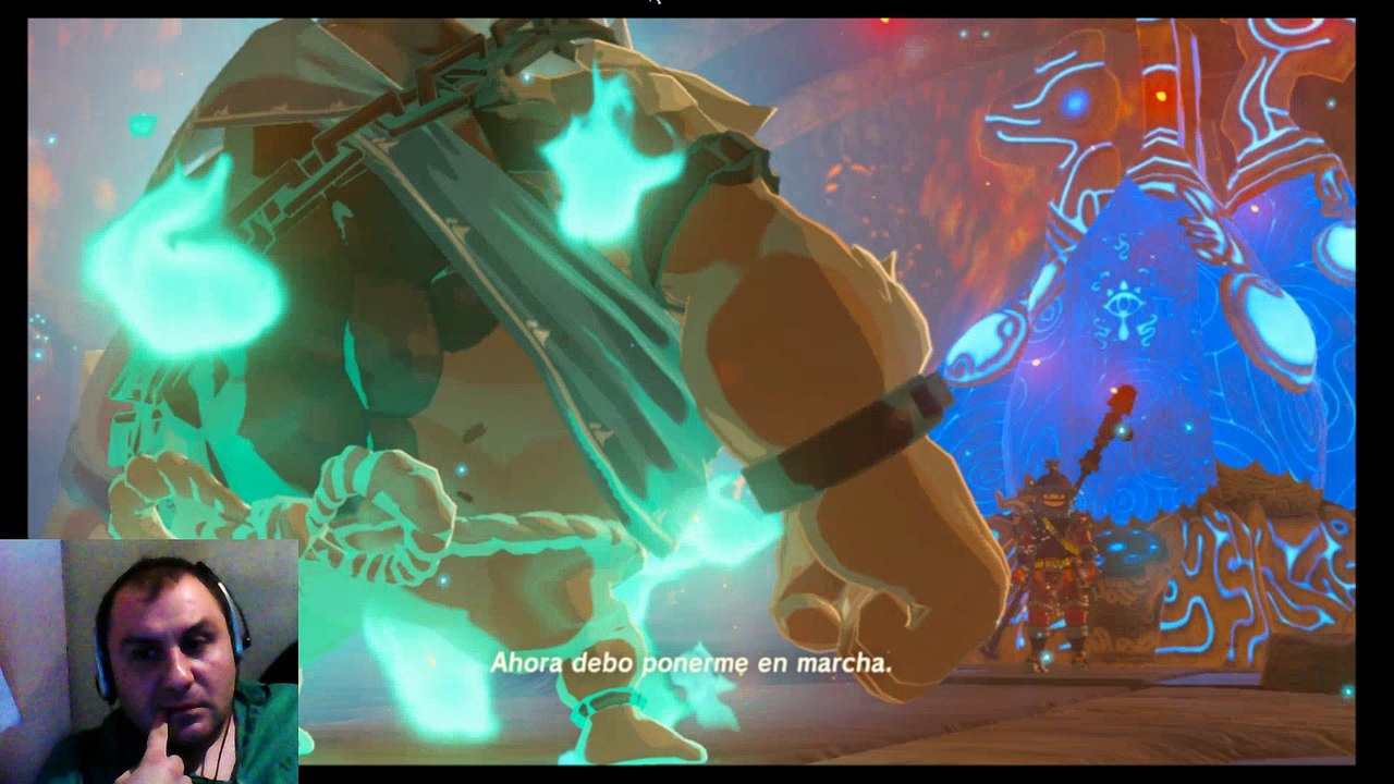 Zelda Breath of the Wild, Gameplay 31,Bestia divina vah Rudania Ira del fuego de Ganon enemigo Final