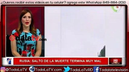 Salto de la muerte termina muy mal-Noticias y Mas-Video