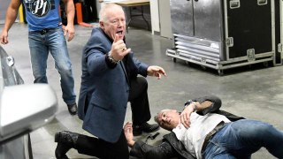OMG AJ Styles Attacks Shane McMahon - WWE Smackdown 14 March 2017
