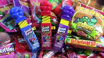Grab Kidsmania Lollipops & A lot of Candy New Skittles Learn Colors with Candies