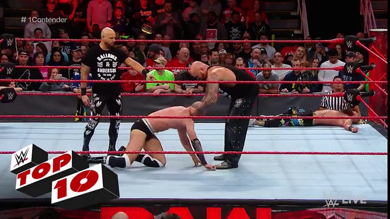 Top 10 Raw moments- WWE Top 10, Mar 13, 2017