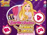 BARBIE GAMES FOR GIRLS TO PLAY ONLINE Barbie Fashion Designer Contest ✫ Dress Up Games
