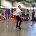 11-year-old girl Most Incredible Roller Skating Performance