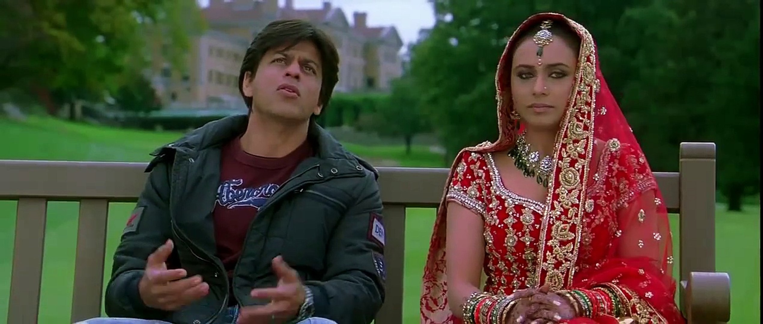 Kabhi Alvida Naa Kehna Shahrukh Rani Mukherjee First Meeting on Bench With Title Sad Song 2 HQ