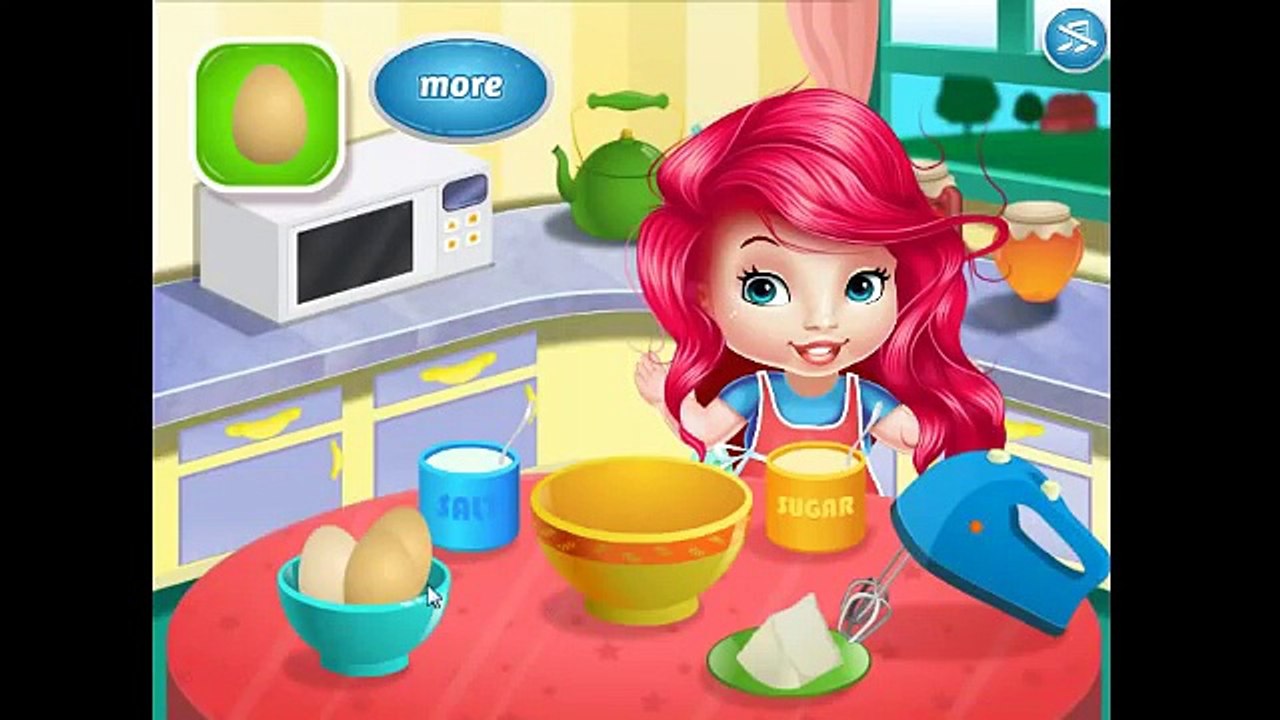 Чизкейк Готовка для Игры Дети Принцесса ☆ ребенок Ariel завод-дисней Ariel