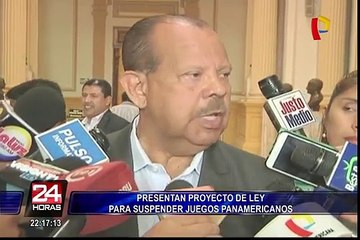 Presentan proyecto de ley para suspender Juegos Panamericanos