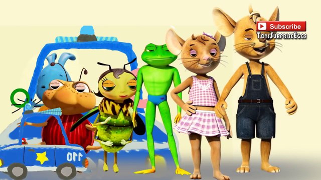 KiKANiNCHEN Tatütata Polizei mit Jonalu Finger Familie Kinderreime | Kikaninchen Finger F