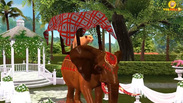 Learn farm animals and animals sounds | 3D Nursery Rhymes & Kids Song Collection by Little