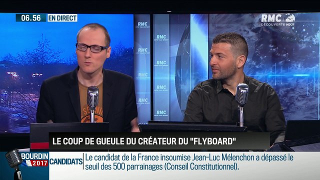 La chronique d'Anthony Morel : Le coup de gueule de Franky Zapata, l'inventeur du Flyboard Air – 15/03