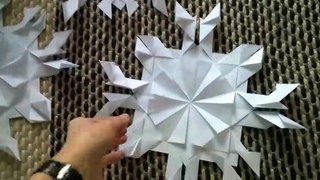 3D Snowflake DIY Tutorial - How to Make 3D Paper Sn dvds