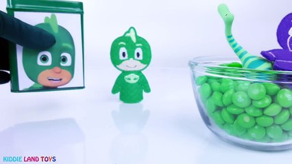 Фасоль поделки точек желе играть-DOH сюрприз игрушка Gekko dippin cubeez