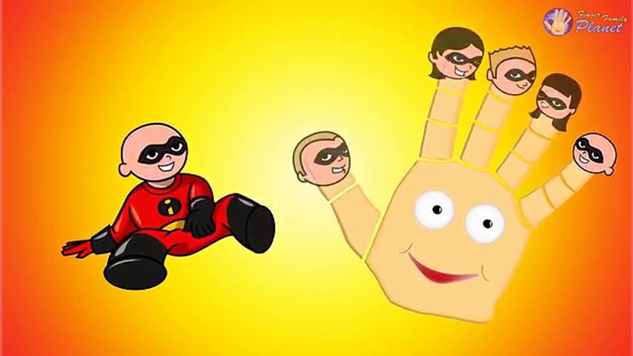 THE INCREDIBLES Finger Family Nursery Rhyme | Finger Family Planet
