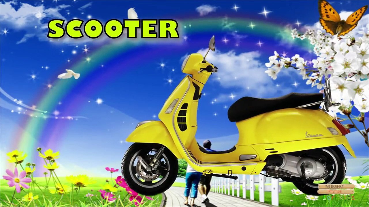 Learn Transport Vehicles for children - 3D Animation English preschool Nursery rhymes