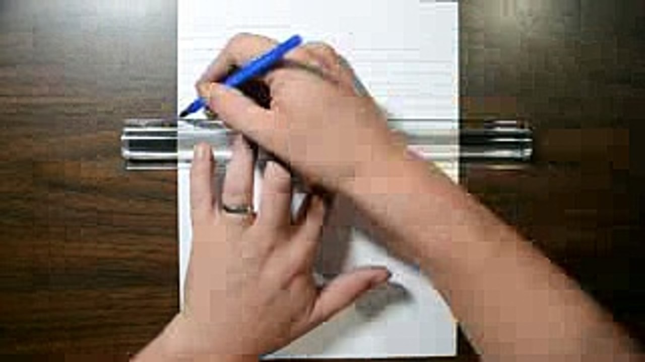 How to Draw a Water Drop - Line Paper Trick Art