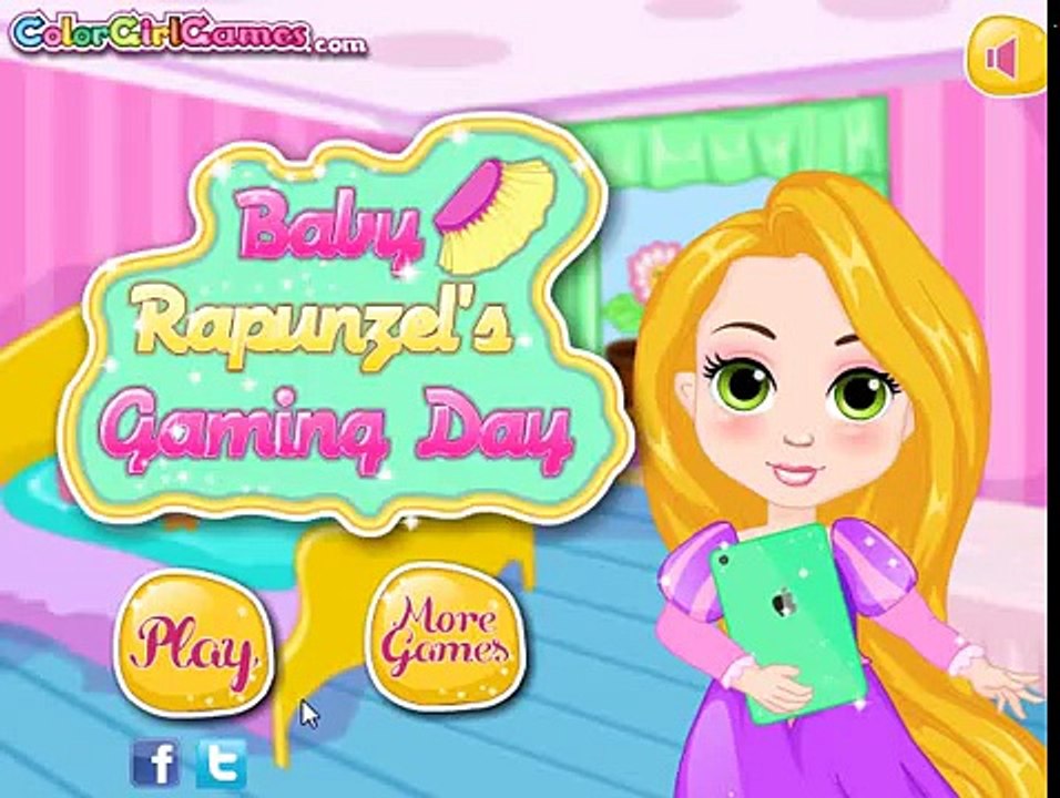 Мультик: Baby Rapunzels Gaming Day - Игры Малышки Рапунцель - Cartoon for children - Best Baby Kids