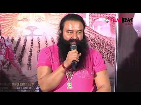 Msg The Warrior Lion Heart Press Meet | Gurmeet Ram Rahim Singh | Telugu Filmibeat