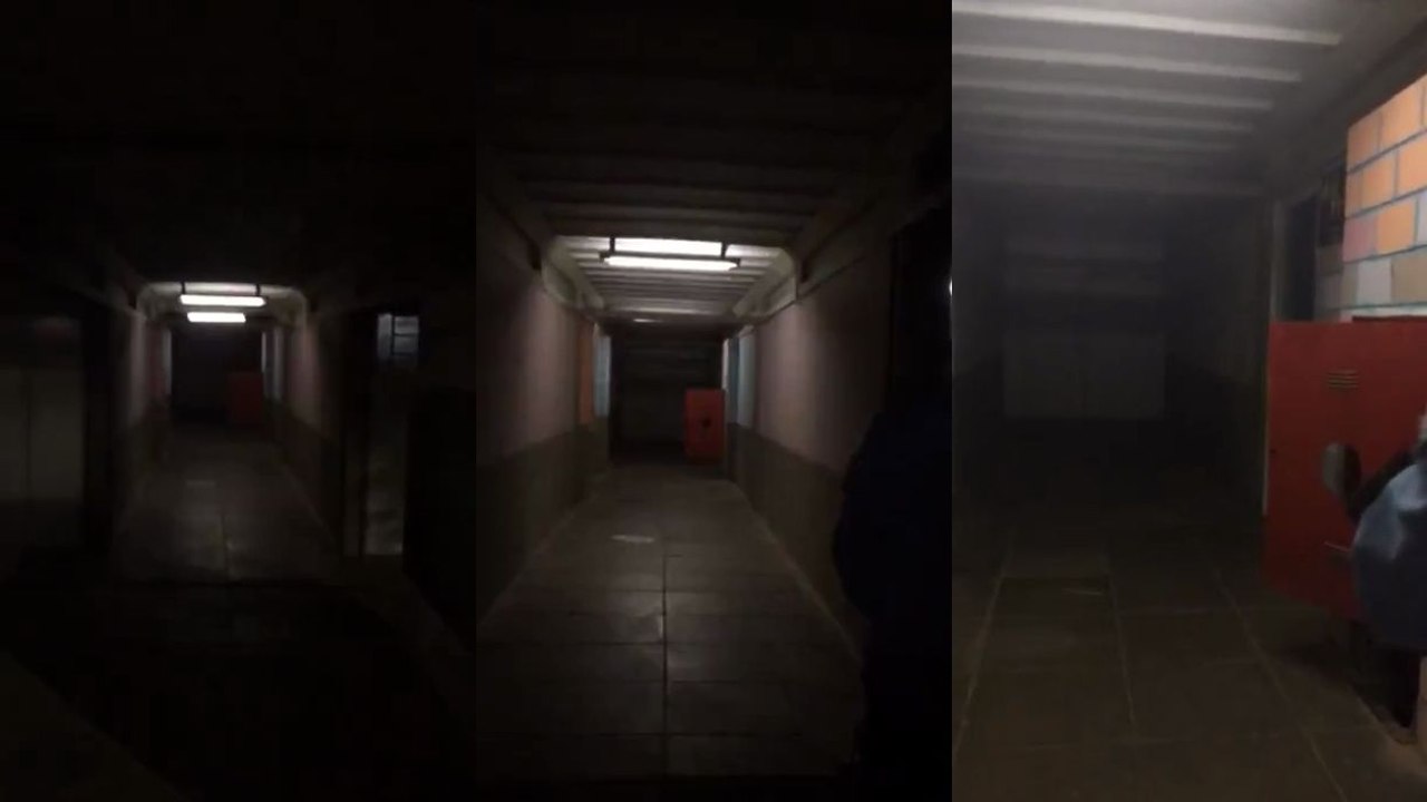 Deux gardiens filment une porte qui claque mystérieusement dans une clinique !