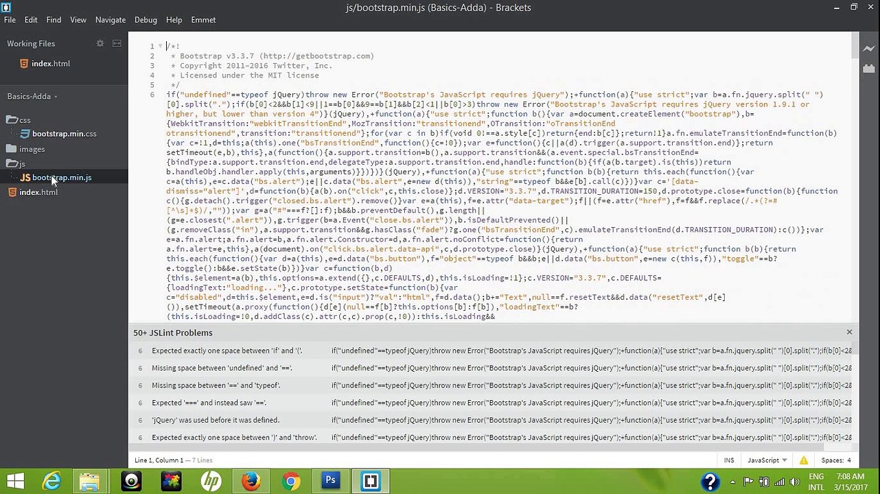 Bootstrap tutorial for beginners step by step in hindi part 2 - Basics Adda