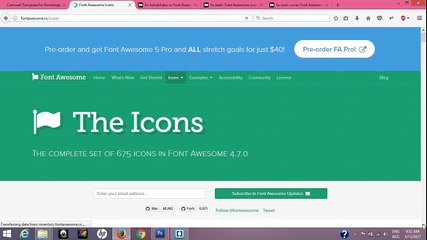 How to use font awesome in photoshop (hindi tutorial)- Basics Adda