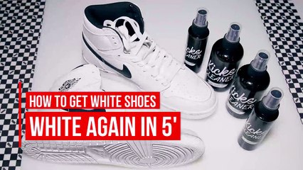 How To Get White Shoes White Again In 5 Minute
