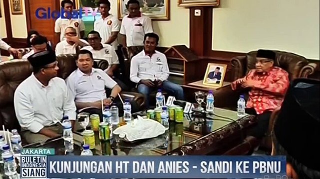 Hary Tanoe dan Anies-Sandi Silaturahmi ke Kantor PBNU