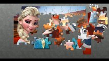 Frozen Elsa, Anna, Hans, Olaf, Sven and Kristoff in the Desert Puzzle Game for Kids