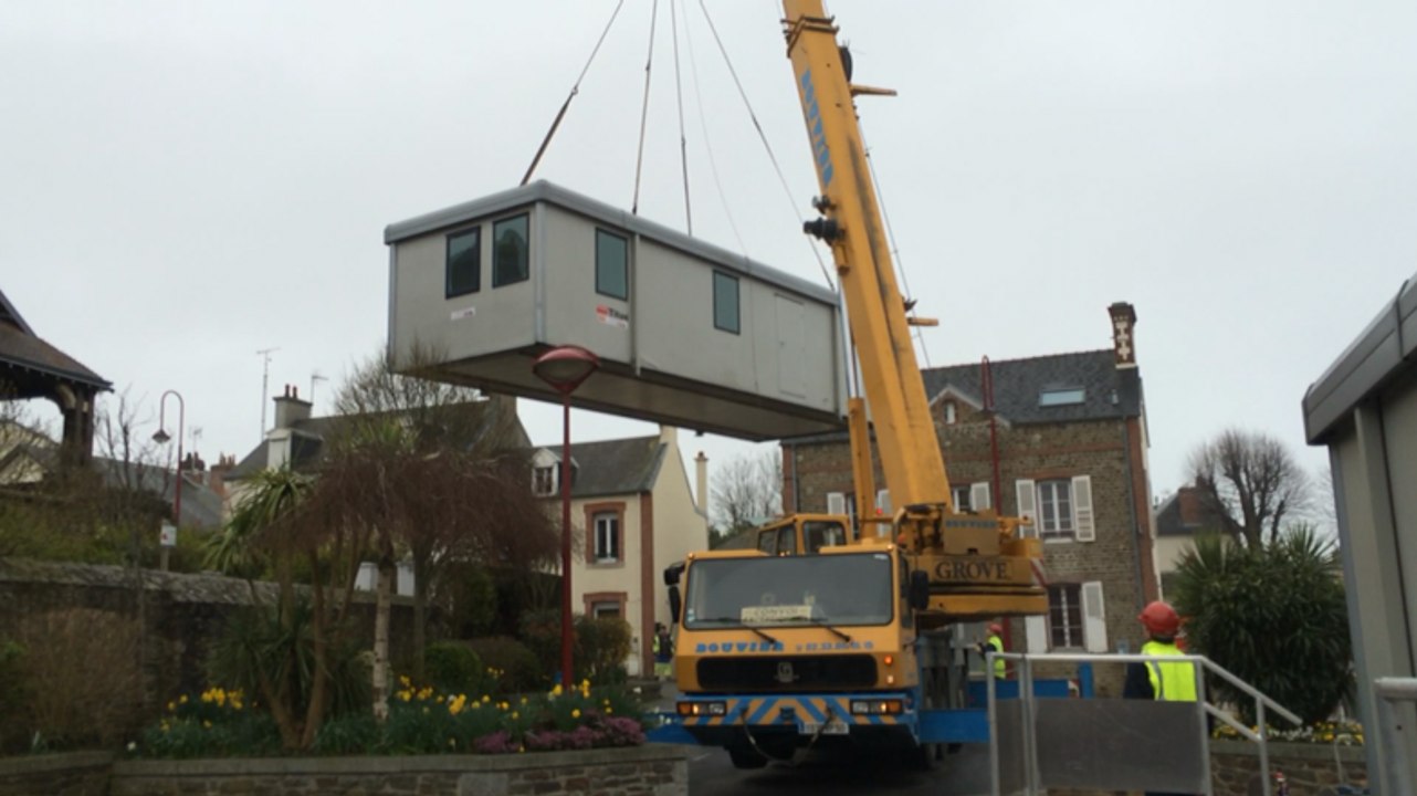 Installation de trois bâtiments modulaires de la mairie