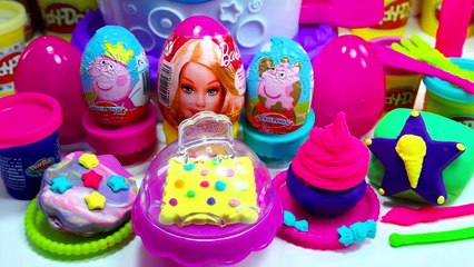 Disney Princess Cupcake Surprise Picnic Basket Play Doh Surprise MyLittlePony Kinder Eggs