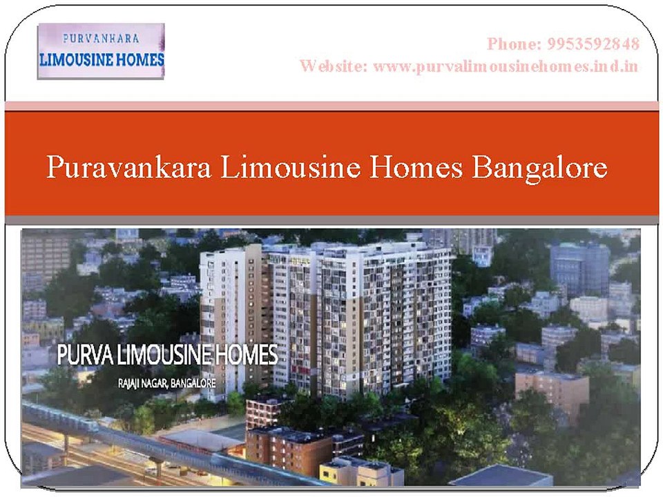 Get Affordable Apartments from Purava Limousine Homes in Bangalore | Call 9953592848