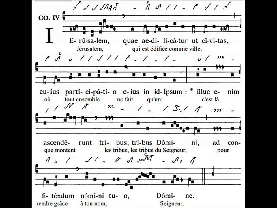 Communio Jerusalem quae, Dominica IV Quadragesimae (4 Carême)