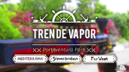 Tren de Vapor PortAventura lado derecho  PortAventureros