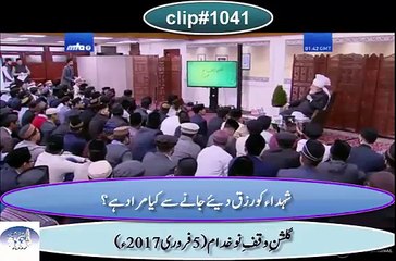 شہداء کو رزق دیئے جانے سے کیامرادہے؟5