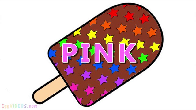 Learn Colors with Rainbow Star Popsicle Ice Cream Coloring Pages (16) Creative and Educati