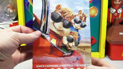 new CARLS JR ALVIN AND THE CHIPMUNKS THE ROAD CHIP MOVIE COMPLETE SET OF 4 KIDS MEAL TOY