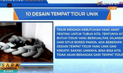 Desain Tempat Tidur Unik Multifungsi