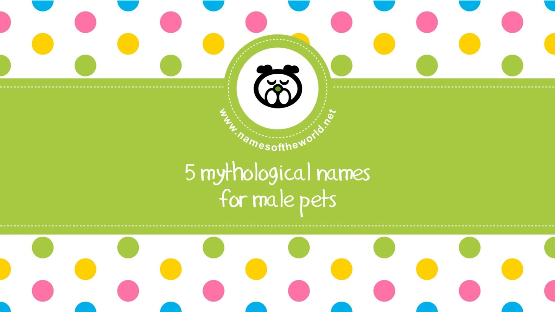 ⁣Mythological names for male pets - www.namesoftheworld.net