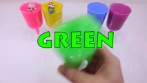 Finger Family - Learn Colors Clay Slime Rainbow Colours Pororo Toy Surprise - Learn Colour