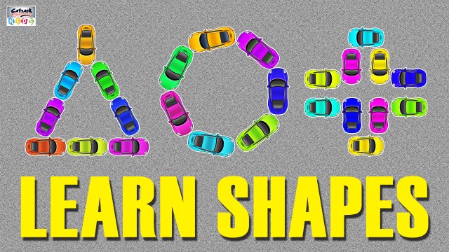 Learn Shapes With Cars For Kids, Children & Toddlers | Learning With Cars