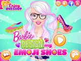 BARBIE GIRL Barbie Design My Emoji Shoes ✫ Dress Up Games For Kids ✫ DG Top Baby Games