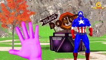 SuperHeroes Finger Family Song | Spiderman Hulk Frozen Elsa Finger Family Nursery Rhymes K